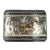 BB-32 Silver/Bronze Horse Belt Buckle