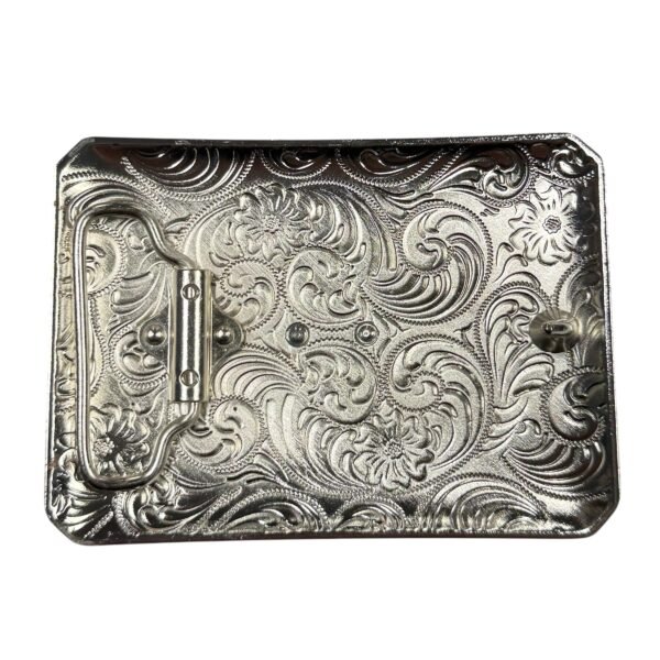 BB-19 Silver/Bronze Longhorn Belt Buckle