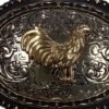 BB-82 Bronze/Metal Rooster Belt Buckle