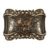 BB-48 Gold/Silver Rooster Belt Buckle