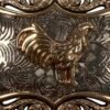 BB-48 Gold/Silver Rooster Belt Buckle