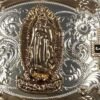 BB-56 Silver/Bronze Virgin Mary Belt Buckle