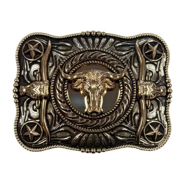 BB-55 Spinning Longhorn Belt Buckle