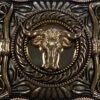 BB-55 Spinning Longhorn Belt Buckle