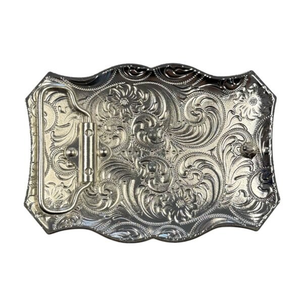 BB-38 Silver/Gold Initial "F" Belt Buckle
