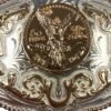 BB-57 Silver/Bronze Centenario Coin Twin Guns Belt Buckle