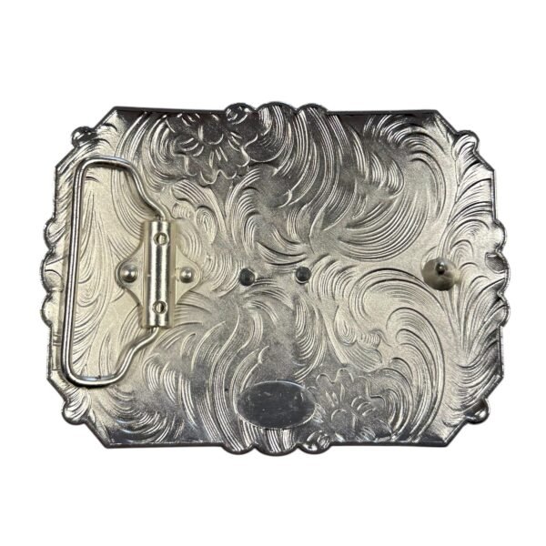BB-34 Silver Guerrero Belt Buckle