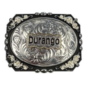 BB-27 Silver Durango Belt Buckle
