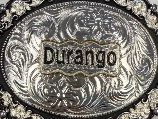 BB-27 Silver Durango Belt Buckle