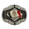 BB-2 Black Diamond México Flag Belt Buckle