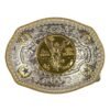 BB-33 Silver/Gold Centenario Coin Belt Buckle