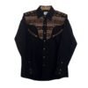 ES1240 Black/Brown Ace of Diamond Shirt
