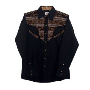 ES1240 Black/Brown Ace of Diamond Shirt