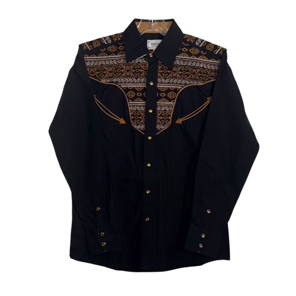 ES1240 Black/Brown Ace of Diamond Shirt