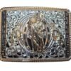 BB-51 Silver/Bronze San Judas Belt Buckle