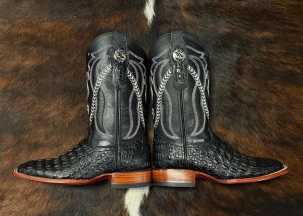 MLN BLACK CROCODILE BACK