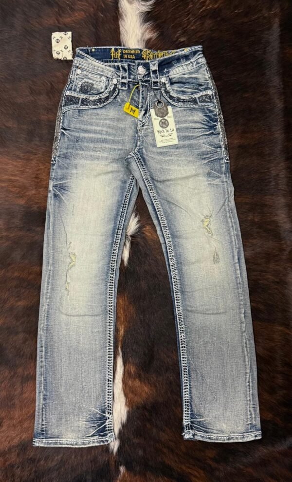 R-372 ROCK IN LA STRAIGHT FIT JEAN