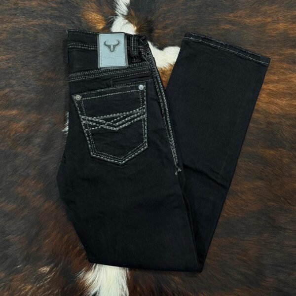 W-486 Western Blue Classic Modern Boot Jean