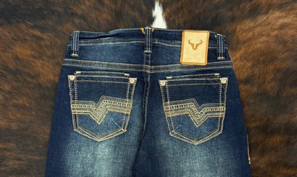 W-482 Western Blue Classic Modern Boot Jean