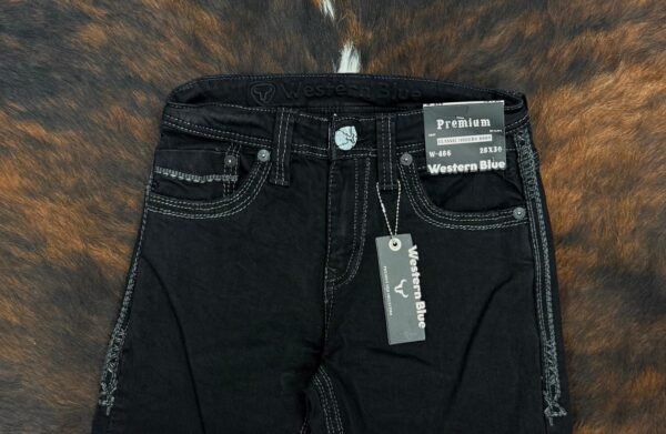 W-486 Western Blue Classic Modern Boot Jean