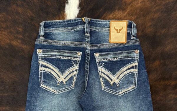 W-480 Western Blue Classic Modern Boot Jean