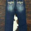 W-482 Western Blue Classic Modern Boot Jean