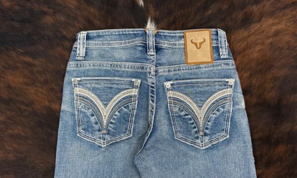 W-483 Western Blue Classic Modern Boot Jean