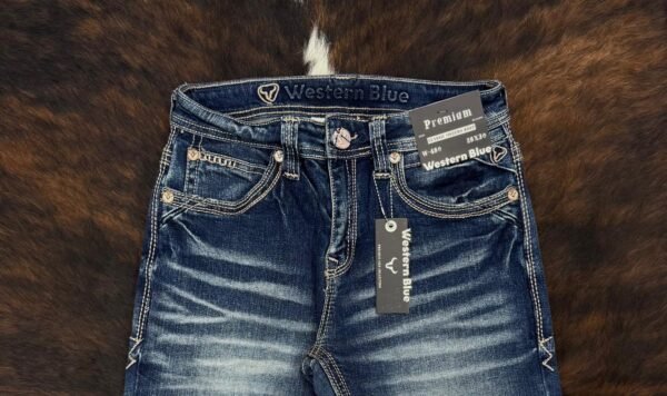 W-480 Western Blue Classic Modern Boot Jean