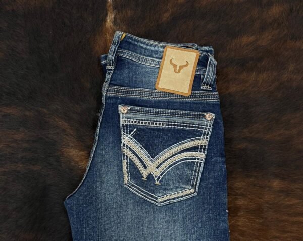 W-480 Western Blue Classic Modern Boot Jean