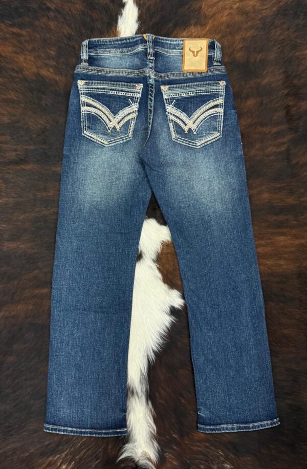 W-480 Western Blue Classic Modern Boot Jean