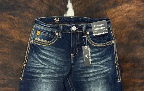W-482 Western Blue Classic Modern Boot Jean