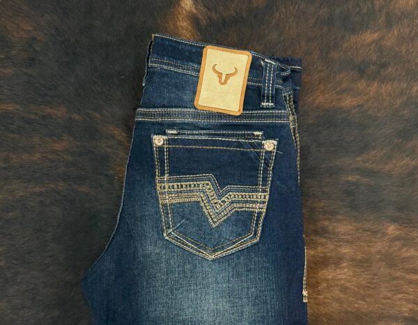 W-482 Western Blue Classic Modern Boot Jean