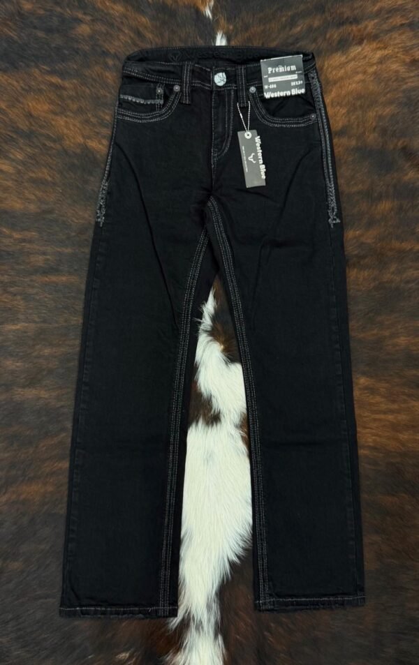 W-486 Western Blue Classic Modern Boot Jean