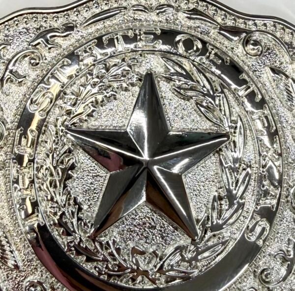 BB-45 Silver The State Of Texas Buckle