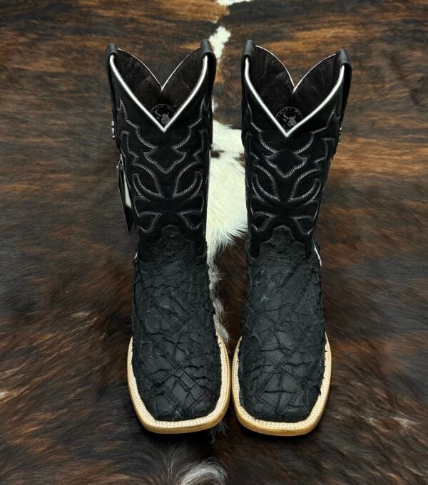 RLEPPMB LUKE EXOTIC PIRARUCU PATCHWORK MATTE BLACK