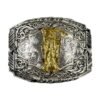 BB-11 Gold/Silver Santa Muerte Belt Buckle