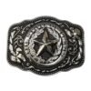 BB-40 Silver/Black The State Of Texas Buckle