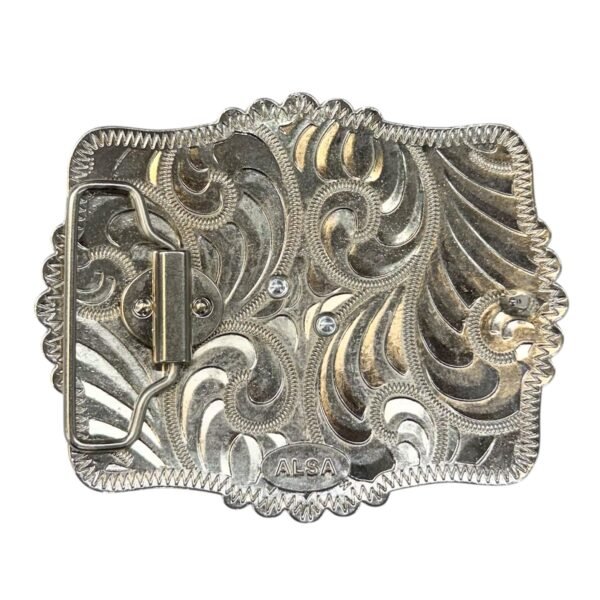 BB-19 Bronze Prayer Diamond Belt Buckle