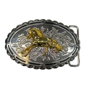 Photoroom_20260409_170331 BB-22 Gold Horse Belt Buckle
