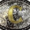 BB-24 Silver/Gold Initial "C" Belt Buckle