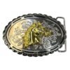 BB-25 Gold Horse Belt Buckle