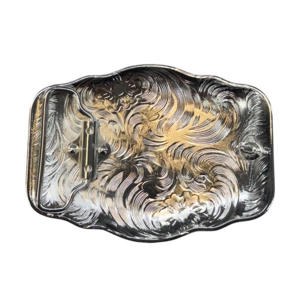 BB-40 Silver/Black The State Of Texas Buckle
