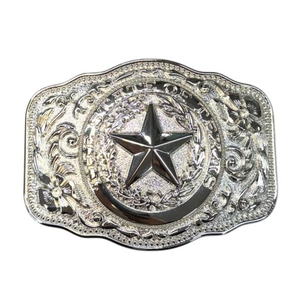 BB-45 Silver The State Of Texas Buckle