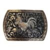 BB-68 Metal/Bronze Rooster Belt Buckle
