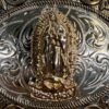 BB-59 Silver/Bronze Virgin Mary Diamond Belt Buckle