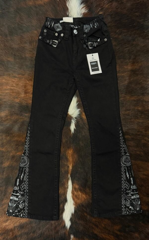W224-PB30 Western Blue Bootcut Jean