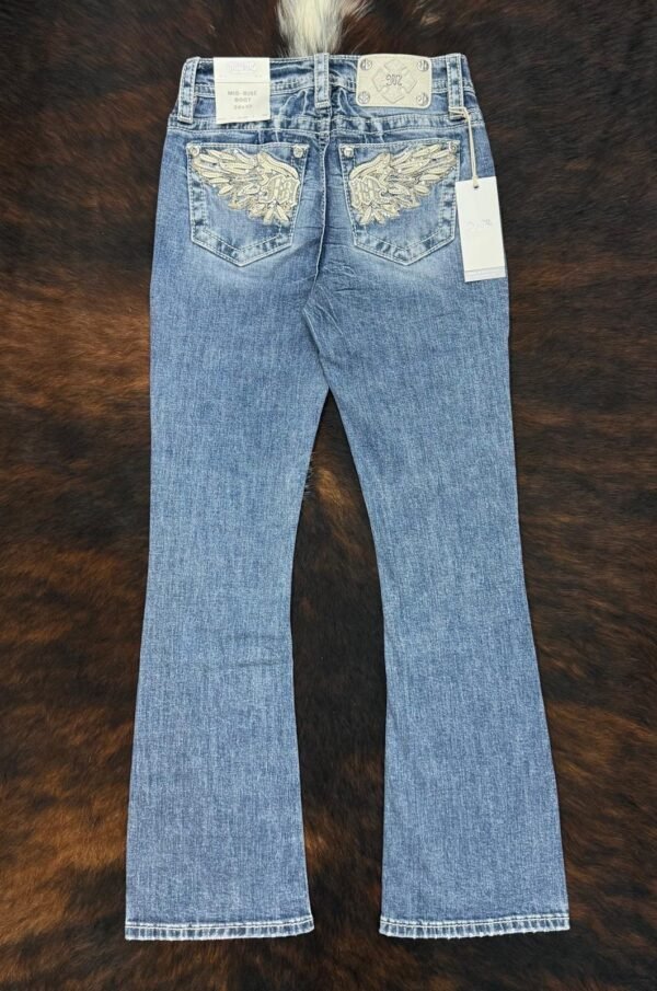 M9607BS Lt. Blue Miss Me Mid-Rise Boot Jean