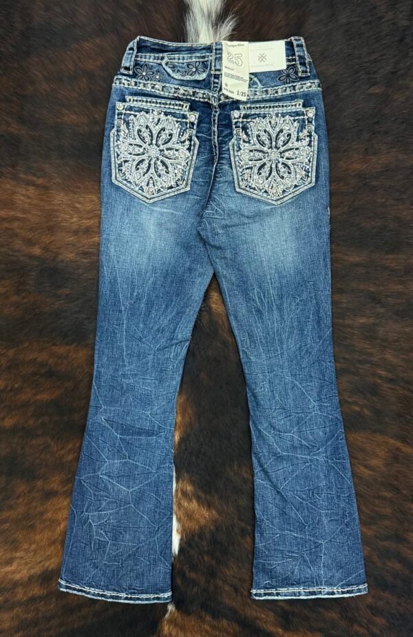 W253-PB30 Western Blue Bootcut Jean