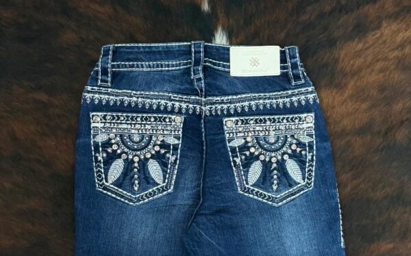 W231-PB30 Western Blue Bootcut Jean