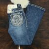 W253-PB30 Western Blue Bootcut Jean